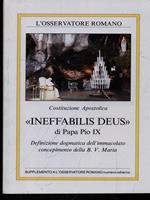 ?Ineffabilis Deus di Papa Pio IX