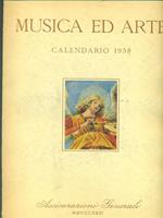   Musica ed arte. Calendario 1958
