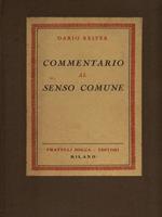   Commentario al senso comune