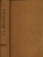 La Rinascita 1943. Riviste dal N. 29 al N. 34 rilegate in un unico volume