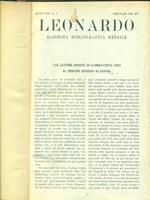  Leonardo. Rassegna bibliografica mensile. Annata 1937