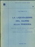 La liquidazione del danno alla persona