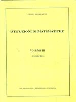 Istituzioni di matematiche. Volume III