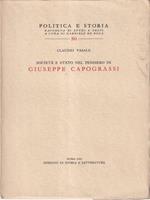 Società e Stato nel pensiero di Giuseppe Capograssi