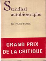 Stendhal autobiographe