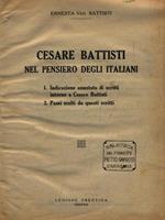 Cesare Battisti nel pensiero degli italiani