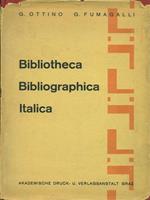 Bibliotheca Bibliographica Italica I. II. 1,2,3,4 supplemento 1895-1896-1896/1899-1900