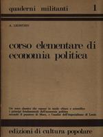 Corso elementare di economia politica