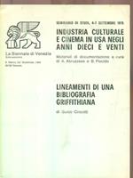 Lineamenti di una bibliografia griffithiana