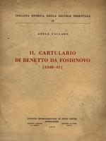 Il cartulario di Benedetto da Fosdinovo (1340-41)