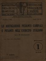 Le artiglierie pesanti campali e pesanti nell'esercito italiano