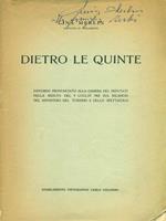 Dietro le quinte