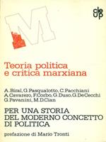 Per una storia del moderno concetto di politica