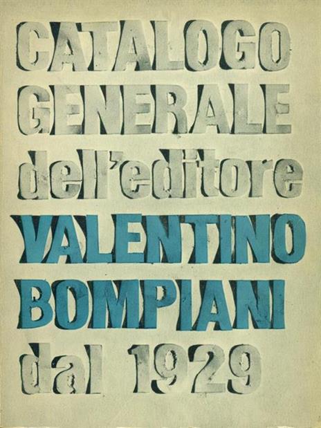 Catalogo - Bompiani