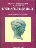 Scritti di antichità in memoria di Benita Sciarra Bardaro