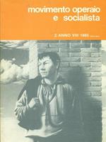 Movimento operaio e socialista 2 anni VIII 1985