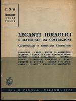 Leganti idraulici e materiali da costruzione