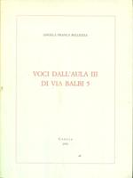 Voci dall'aula III di via Balbi 5