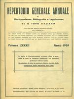 Repertorio generale annuale di Giurisprudenza 1959