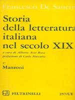 Storia della letteratura italiana nel secolo XIX. Manzoni