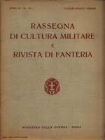 Rassegna di Cultura Militare e Rivista di Fanteria N. 7-8 Luglio/Agosto 1943