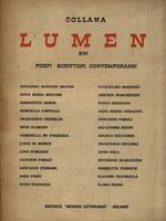 Lumen XIII Poeti - Scrittori contemporanei