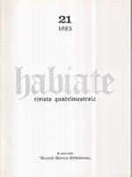 Habiate rivista quadrimestrale n 21 settembre/dicembre 1983