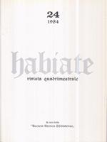 Habiate rivista quadrimestrale n 24 settembre/dicembre 1984