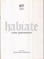 Habiate rivista quadrimestrale n 25 settembre/dicembre 1985