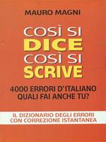 Così si dice così si scrive