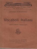 Vocaboli italiani meno comuni e meno noti
