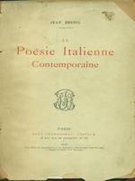 La  poesie italienne contemporaine