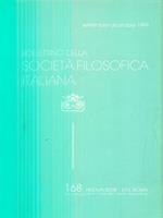 Bollettino della società filosofica italiana 168/settembre-dicembre 1999