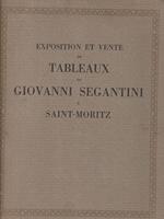   Exposition et vente de tableaux de Giovanni Segantini a Saint-Moritz