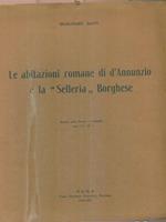 Le abitazioni romane di D'Annunzio e la selleria Borghese. Estratto