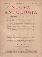   Nuova antologia Scienze-lettere-arti Ottobre 1949