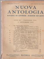   Nuova antologia Lettere, scienze ed arti 1 settembre 1927