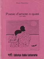 Poesie d'amore o quasi