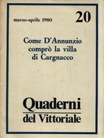   Quaderni del Vittoriale - Anno IV N. 20/Marzo-Aprile 1980