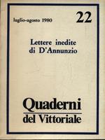   Quaderni del Vittoriale - Anno IV N. 22/Luglio-Agosto 1980