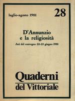   Quaderni del Vittoriale - Anno V N. 28/Luglio-Agosto 1981