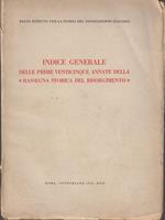   Indice generale delle prime venticinque annate della ''rassegna storia del risorgimentò'