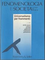   Fenomenologia e società n.1 2001