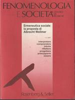   Fenomenologia e società n.2 2001