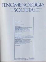   Fenomenologia e società n.3 1996