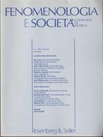   Fenomenologia e società n.1 1997