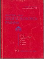   Bollettino della società filosofica italiana 141/settembre-dicembre 1990