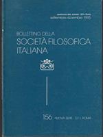   Bollettino della società filosofica italiana 156/settembre-dicembre 1995