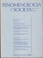   Fenomenologia e società n.2-3, 1995, anno XVIII
