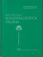   Bollettino della società filosofica italiana  n. 149/maggio-agosto 1993